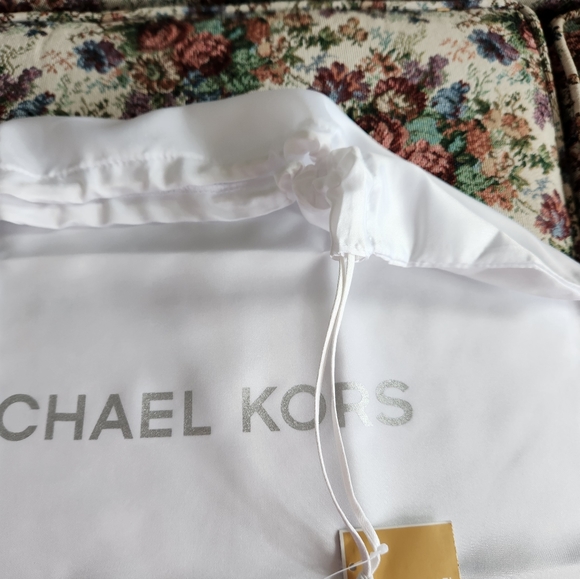 NWT Medium Michael Kors Dustbag.  16 inch x 15 inch poly drawstring bag. - Picture 2 of 3
